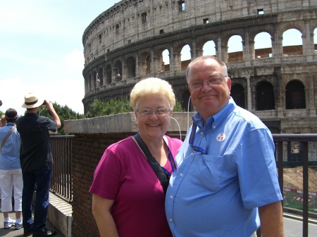 Carl and Sally Coliseum of Rome 2008
