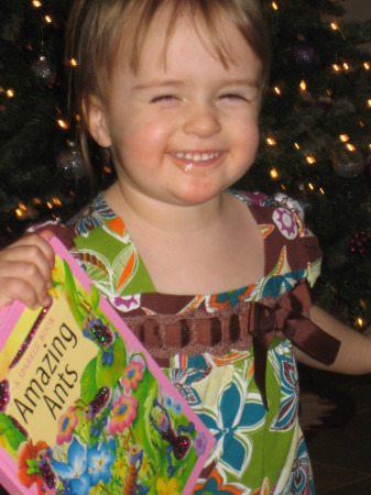 Sienna at Christmas 2008