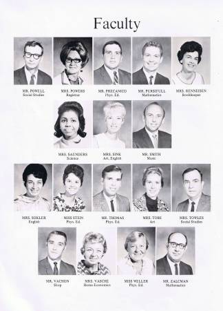 Faculty pics 1970