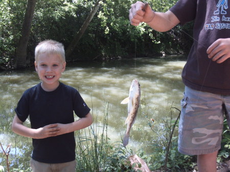 bradley's first "big" fish.