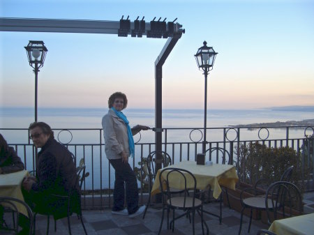 Sunset in Taormina, Sicily