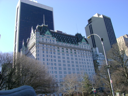 hotel as seen from central park