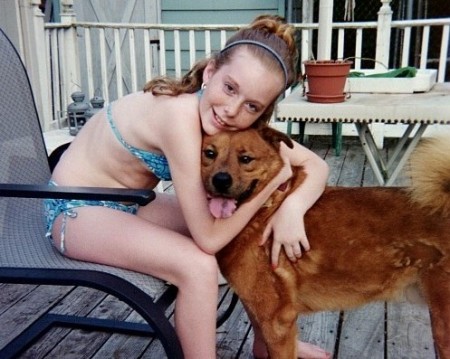 My daughter Syd and Jax years ago