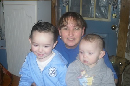 Me and my grandchildren, Chance & Cheyenne