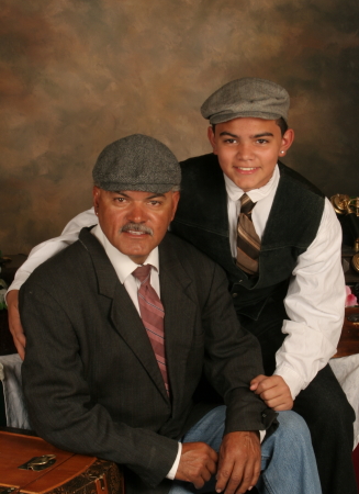 My son Felipe Jr. and his Dad