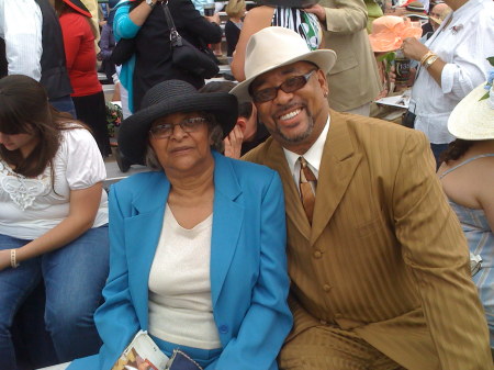 Mom and Jay at the Kentucky Derby