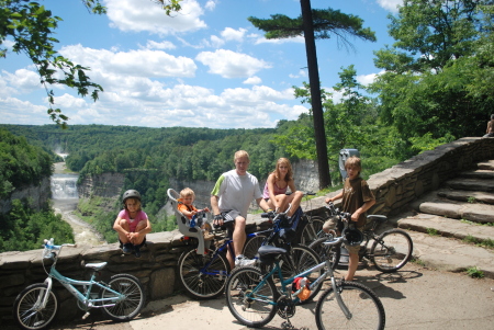 Family Mountain Biking NY 2008