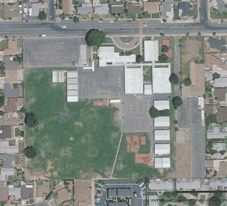 R.F. Hazard Elementary School, Satellite View