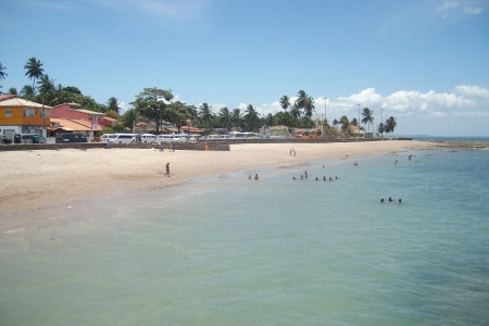 Beach scene of Island Itaparica