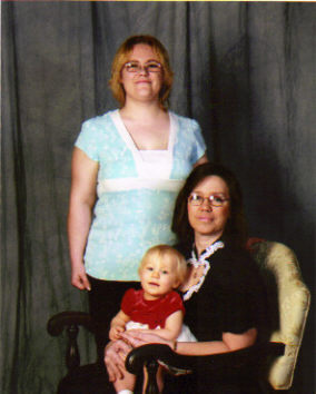 me, my daughter Amanda and grand baby Faith