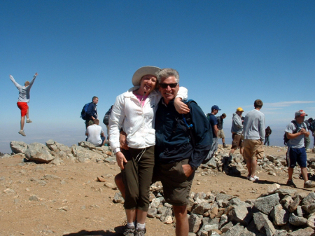 Top of Mt Baldy with Basia