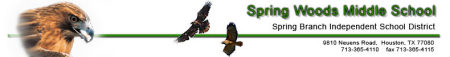 Spring Woods Junior High School Logo Photo Album