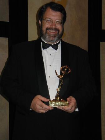 Stanley with his first Emmy