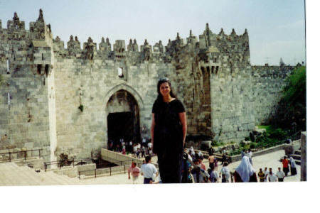 Me Standing at Damascus Gate-Jerusalem