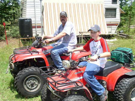 2007 - My son and I at Deer Lease in Texas