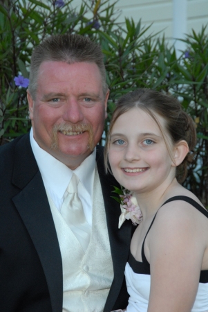 Youngest daughter, Morgan with Dad