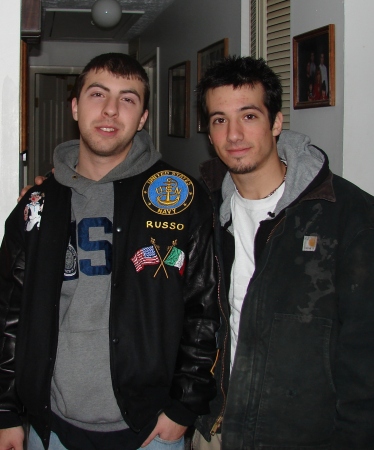 My stepson's David & Nick