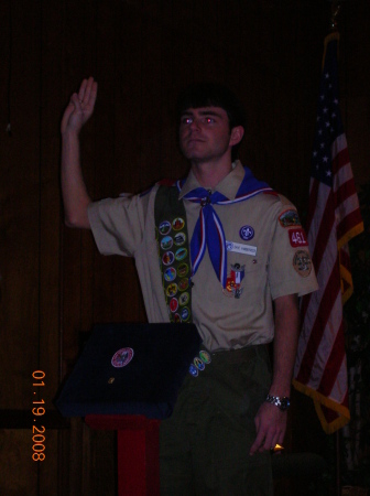 My boy Dave, the Eagle Scout.