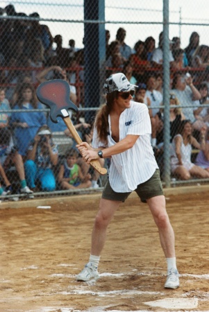 Ted Nugent hitting a home run!