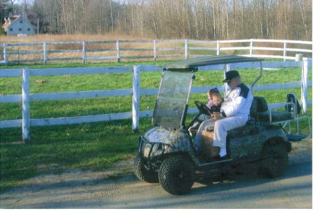 papa kids golf cart