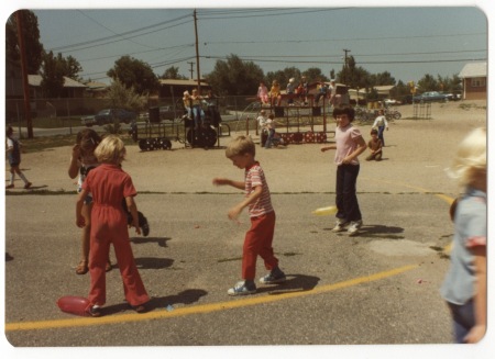 1977 kindergarden field day