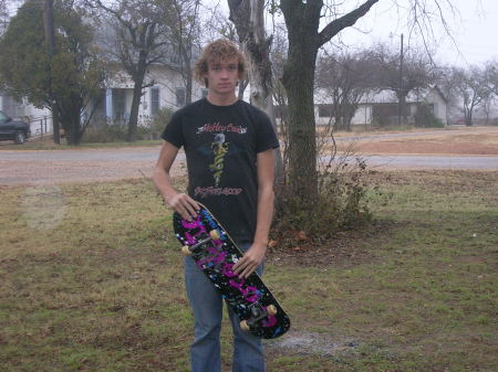 Colten and skateboard