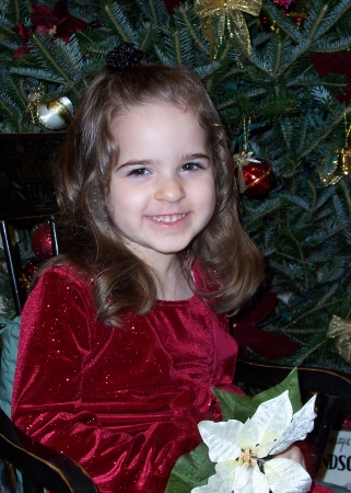 Our beautiful little girl Christmas 2008