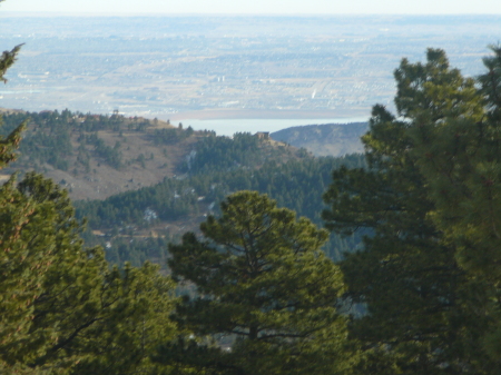 looking out over the 10 acres in Co