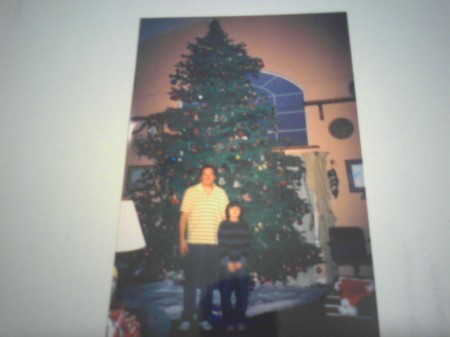 Will and I with our 16' tree