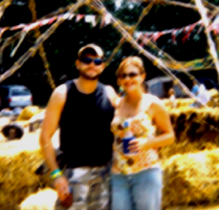Hubby and I at Grassroots Festival 07