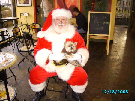 Rocky and Santa 2008