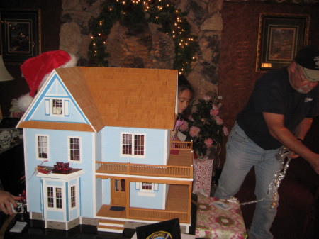 doll house i built for the kids