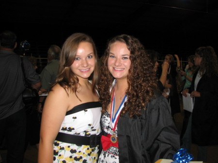 Sarah and Jackie at Graduation in May 2007