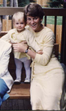 My niece & I in 1985