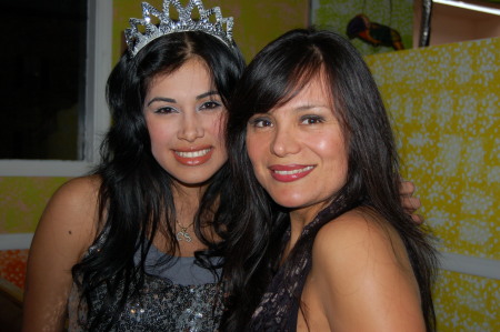 My friend Karla and I celebrating her birthday