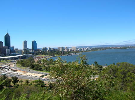 Kings Park and Swan River, Perth W Australia