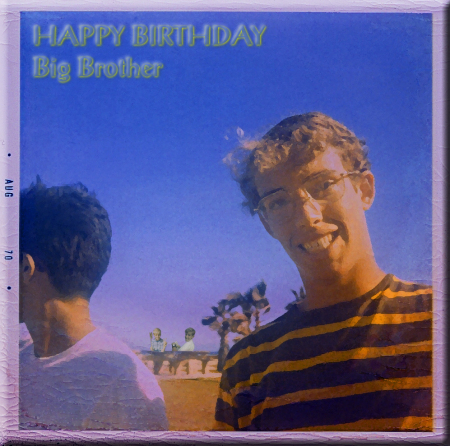 Brother Chris Doheny beach 1970