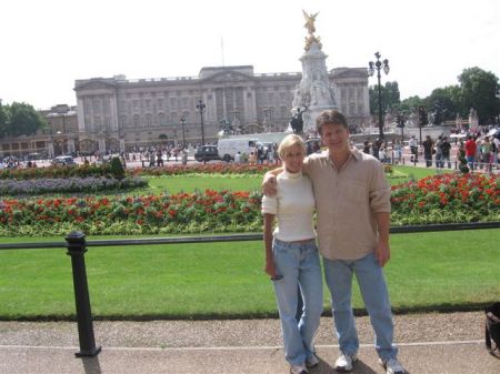 Mike and I at Buckingham Palace