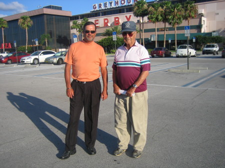 My father and I, St Pete Fl  2008