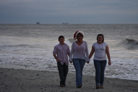 Early morning stroll on the beach