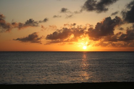 Hawaiian Sunset on the Island of Kauai