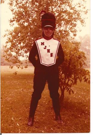 MJHS drum major 1979