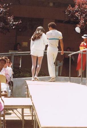 Fashion show at West Valley college in 1983.