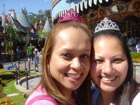 Racquel and me at The happiest Place on Earth!