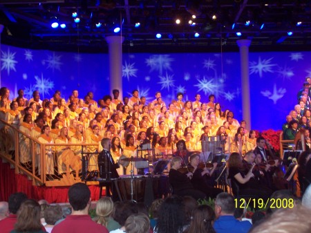 Cassie-Candlelight Processional, Epcot