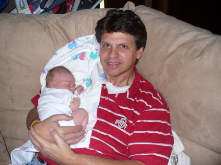 Grandpa and baby Blake