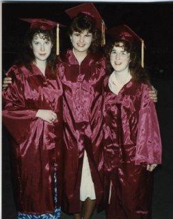 Amanda, Renee (me) and Donna - GRADUATED