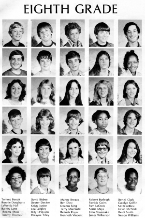 1980 Middle School Yearbook page 15