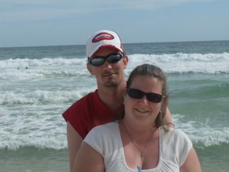 us on the beach