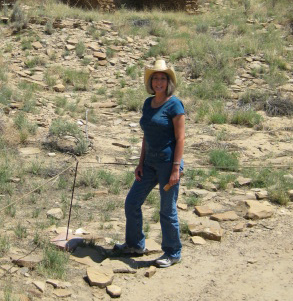 at Chaco Canyon in July 2008